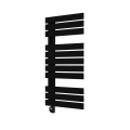 Vertaduro - Badeværelsesradiator med termostat ZIVA 500 W 109 x 50 cm, sort