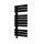 Vertaduro - Badeværelsesradiator med termostat ZIVA 500 W 109 x 50 cm, sort