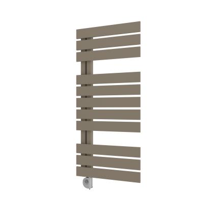 Vertaduro - Badeværelsesradiator med termostat ZIVA 500W 109x50 cm taupe