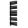 Vertaduro - Badeværelsesradiator med termostat ZIVA 800 W 177 x 50 cm sort