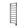 Vertaduro - Badeværelsesradiator ZOE med termostat, 400 W, 114 x 40 cm, anthracit