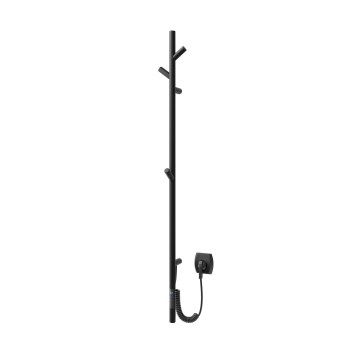 Vertaduro - Elektrisk håndklædetørrer MEDA 37W 118x16 cm sort