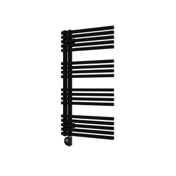 Vertaduro - Håndklæderadiator med termostat MICHELLE 600W 97x50 cm, sort