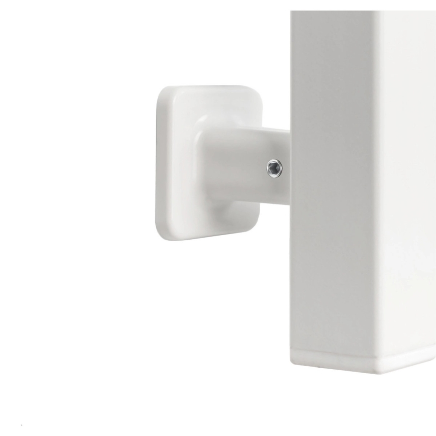 Vertaduro - Elektrisk håndklædetørrer med termostat AVA 181W/230V 50x90 cm IP44 hvid venstre