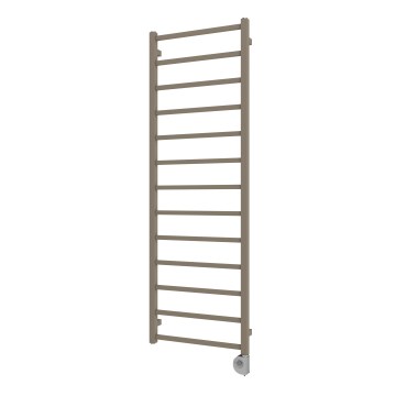 Vertaduro - ZOE badeværelsesradiator med termostat 400W 150x50 cm taupe
