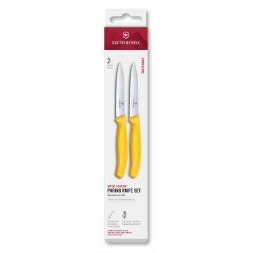 Victorinox - 2-pak grøntsagsknive SWISS CLASSIC 10 cm, gul
