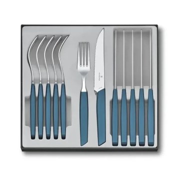 Victorinox - Bestiksæt SWISS MODERN, 12-delt, blå