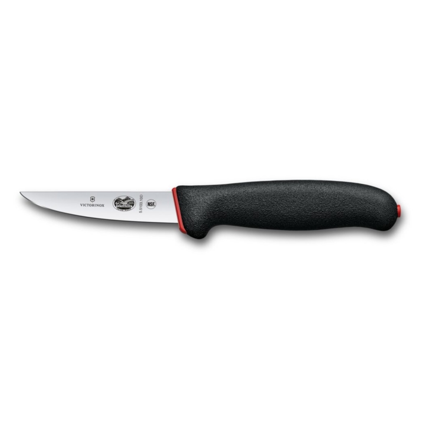 Victorinox - DUAL GRIP grøntsagskniv 10 cm, sort
