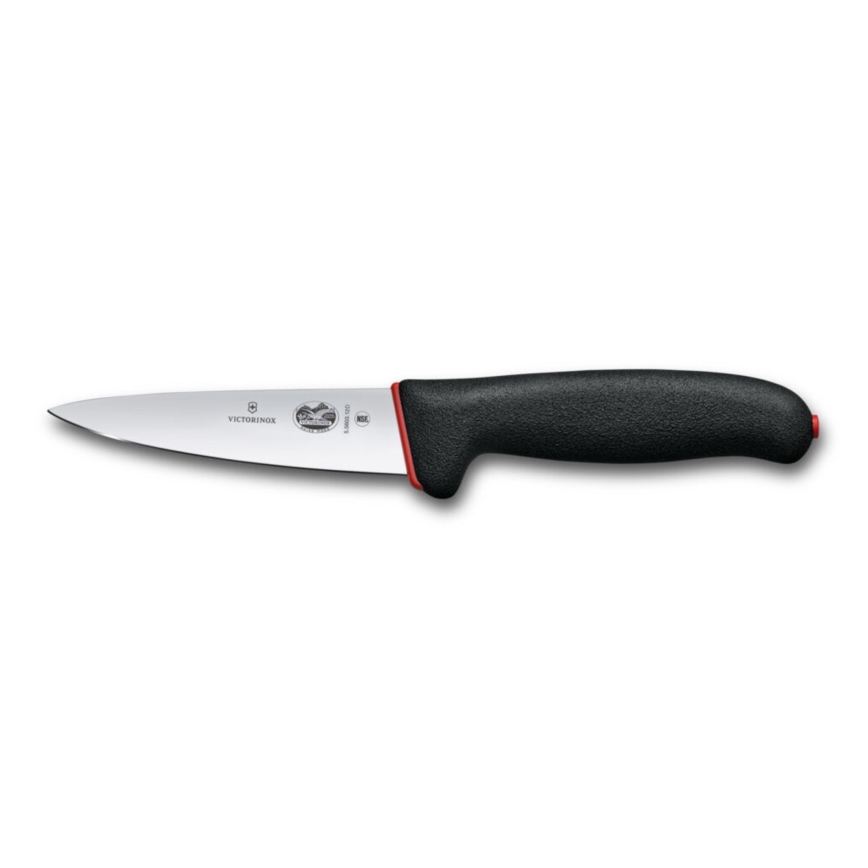 Victorinox - DUAL GRIP kødkniv 12 cm, sort
