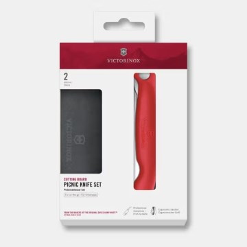 Victorinox - Foldekniv SWISS CLASSIC 11 cm rød + skærebræt
