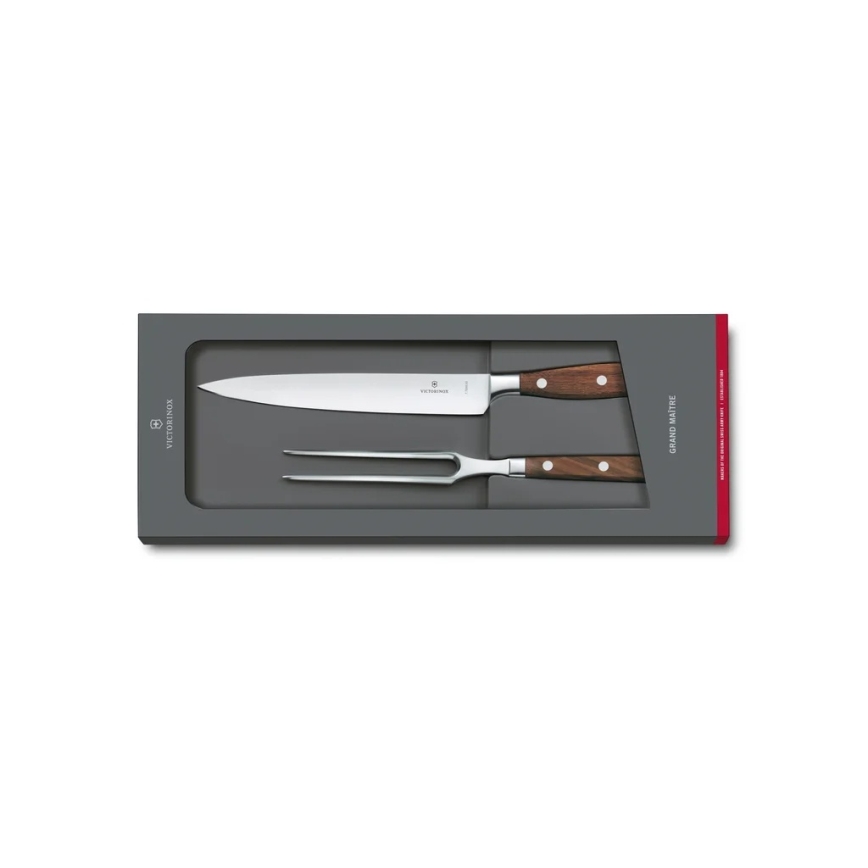 Victorinox - GRAND MAITRE serveringssæt 2 stk. i ahorn