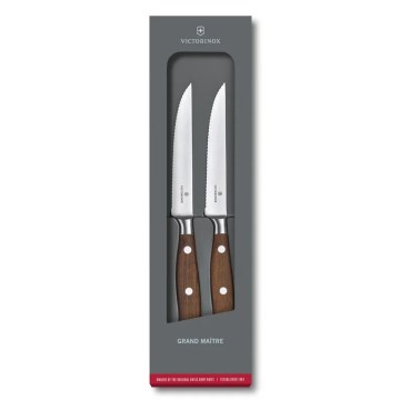 Victorinox - GRAND MAITRE steakknivsæt 12 cm, 2 stk., ahorn