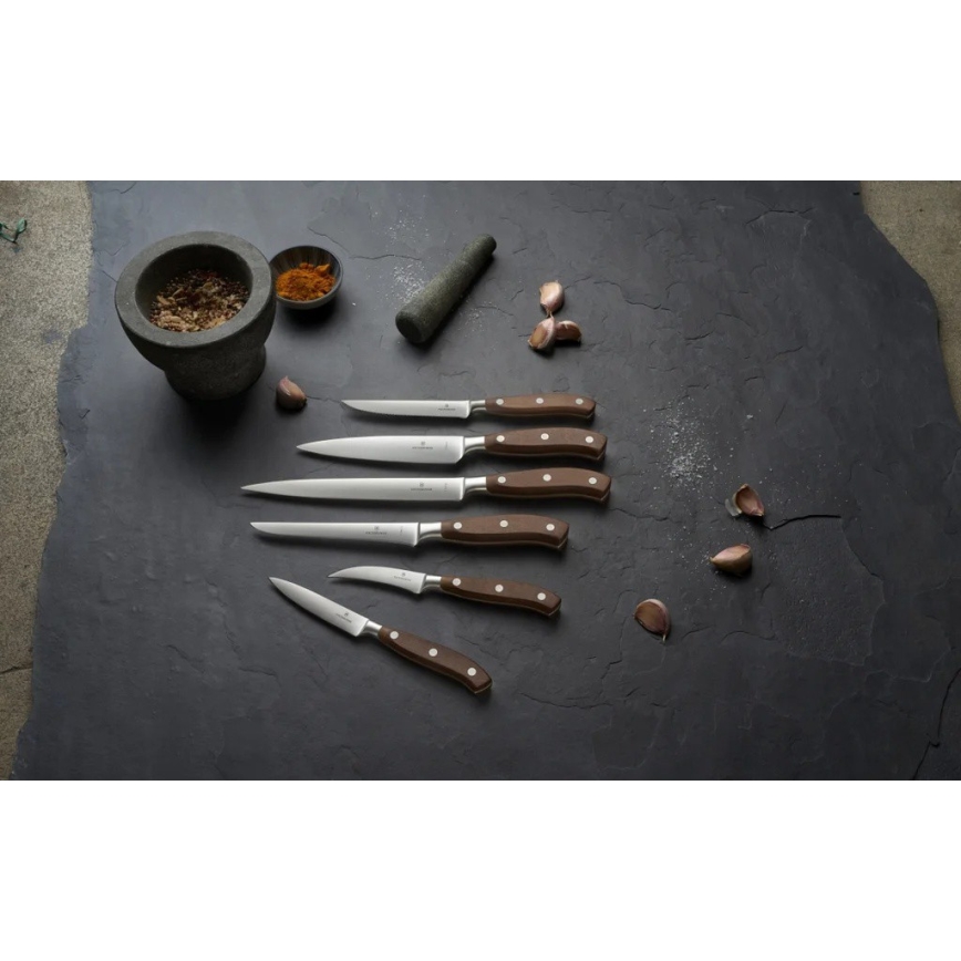 Victorinox - GRAND MAITRE steakknivsæt 12 cm, 2 stk., ahorn