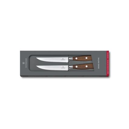 Victorinox - GRAND MAITRE steakknivsæt 12 cm, 2 stk., ahorn