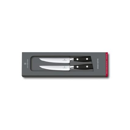Victorinox - GRAND MAITRE steakknivsæt 12 cm, 2 stk, sort