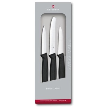 Victorinox - Grøntsagsknive 3 stk. sort