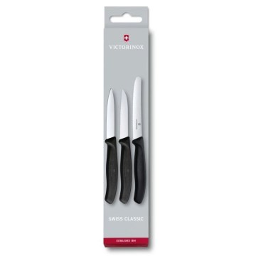 Victorinox - Grøntsagsknive 3 stk. sort