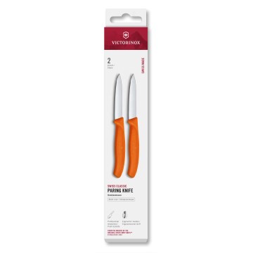 Victorinox - Grøntsagsknivsæt SWISS CLASSIC 8 cm 2 stk orange