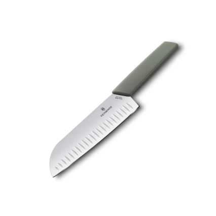 Victorinox - Køkkenkniv Santoku SWISS MODERN 17 cm grøn