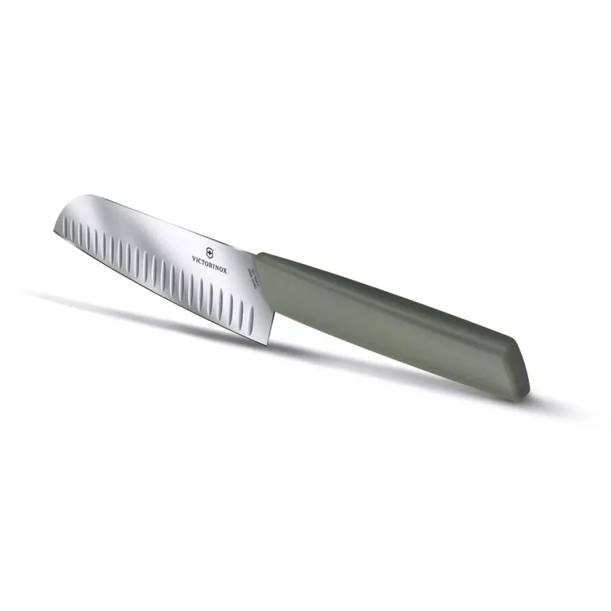 Victorinox - Køkkenkniv Santoku SWISS MODERN 17 cm grøn