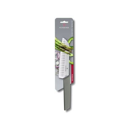 Victorinox - Køkkenkniv Santoku SWISS MODERN 17 cm grøn