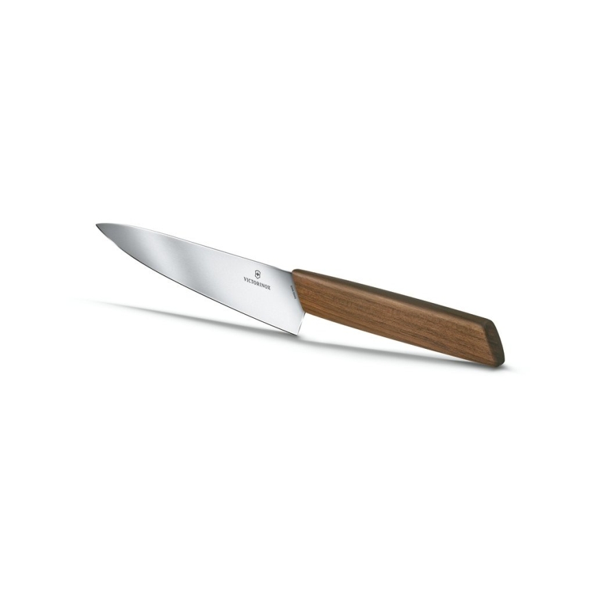 Victorinox - Køkkenkniv SWISS MODERN 22 cm, valnøddeskaft