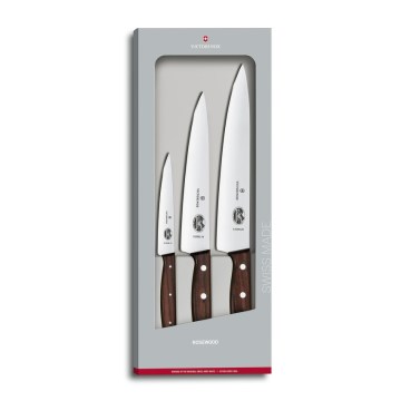 Victorinox - Køkkenknivsæt WOOD, 3 stk., i ahorn