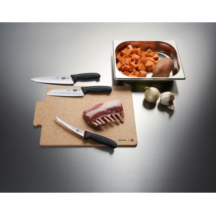 Victorinox - Køkkenudbeningskniv DUAL GRIP 15 cm, sort