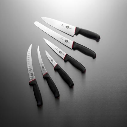 Victorinox - Køkkenudbeningskniv DUAL GRIP 15 cm, sort