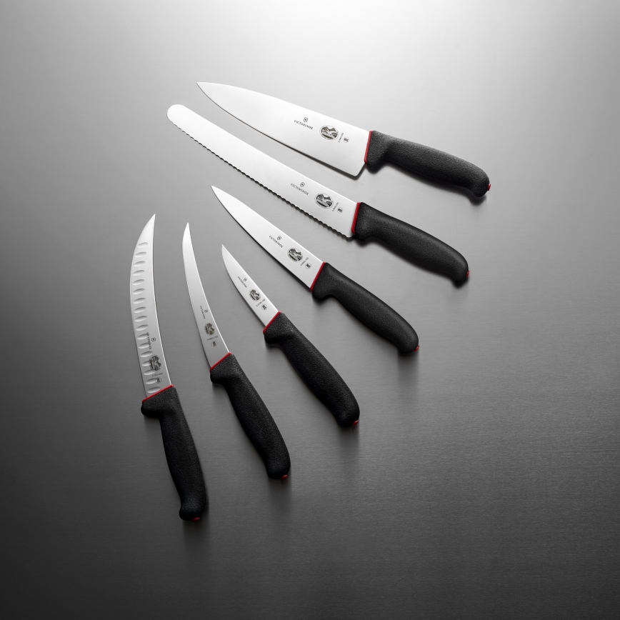 Victorinox - Køkkenudbeningskniv DUAL GRIP 15 cm, sort