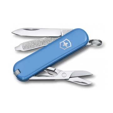 Victorinox - Multifunktionel lommekniv CLASSIC SD 5,8 cm/7 funktioner lyseblå