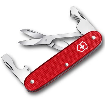 Victorinox - Multifunktionel lommekniv COMPANION SLIM ALOX 9,3 cm/6 funktioner rød