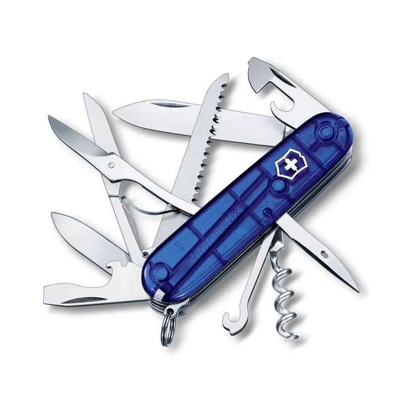 Victorinox - Multifunktionel lommekniv HUNTSMAN 9,1 cm/15 funktioner blå