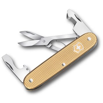 Victorinox - Multifunktionelt lommeværktøj COMPANION SLIM ALOX 9,3 cm/6 funktioner guld