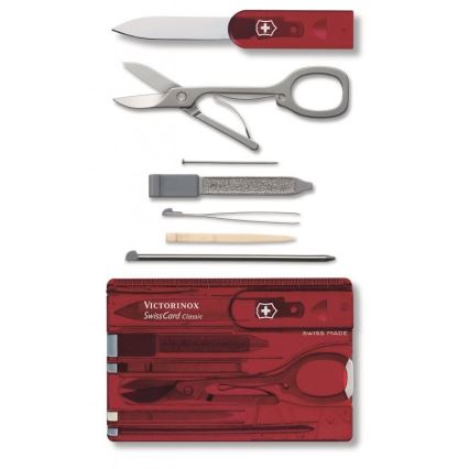 Victorinox - Multifunktionelt sæt 10 funktioner rød