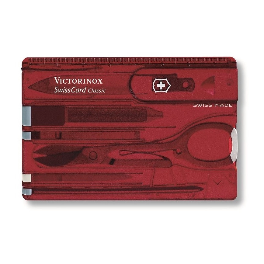Victorinox - Multifunktionelt sæt 10 funktioner rød