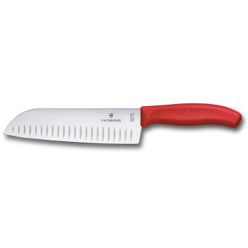 Victorinox - Santoku-køkkenkniv SWISS CLASSIC 17 cm rød