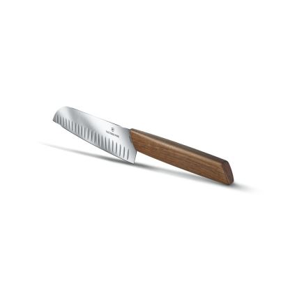 Victorinox - Santokukniv SWISS MODERN 17 cm valnød