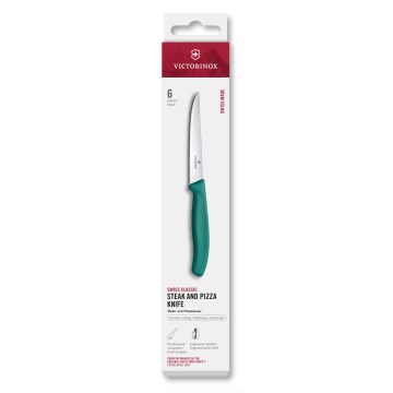 Victorinox - Steakknivsæt SWISS CLASSIC 11 cm 6 stk turkis