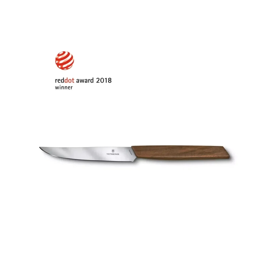 Victorinox - Steakknivsæt SWISS MODERN 12 cm, 2 stk., valnød
