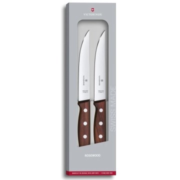 Victorinox - Steakknivsæt WOOD 14 cm, 2 stk., ahorn