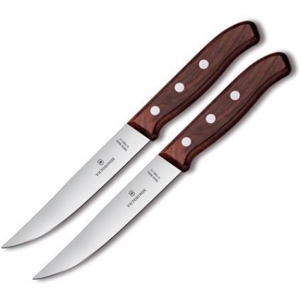 Victorinox - Steakknivsæt WOOD 14 cm, 2 stk., ahorn