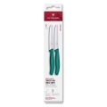 Victorinox - SWISS CLASSIC grøntsagsknivsæt 11 cm, 2 stk., turkis
