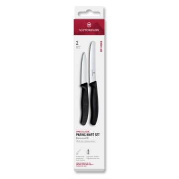 Victorinox - SWISS CLASSIC grøntsagsknivsæt, 2 dele, sort