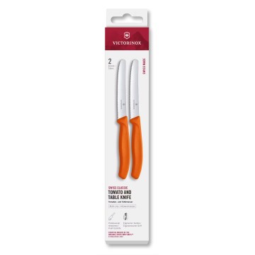 Victorinox - SWISS CLASSIC sæt med grøntsagsknive 11 cm, 2 stk., orange