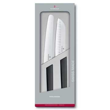 Victorinox - SWISS MODERN køkkenknivsæt, 2 stk., sort
