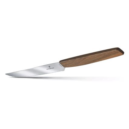 Victorinox - SWISS MODERN steakknivsæt, 12 cm, 2 stk., valnøddetræ