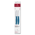 Victorinox - Sæt med 2 grøntsagsknive SWISS CLASSIC, 8 cm, blå