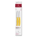 Victorinox - Sæt med 2 grøntsagsknive SWISS CLASSIC 8 cm, gul