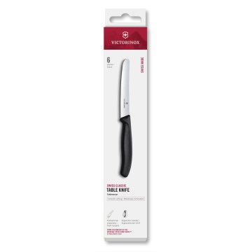 Victorinox - Sæt med grøntsagsknive SWISS CLASSIC 11 cm 6 stk sort